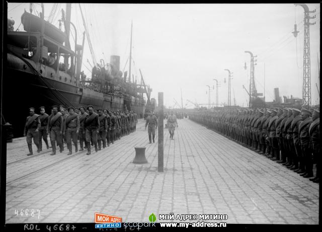 Русский Экспедиционный Корпус во Франции - 1916 год - прибытие