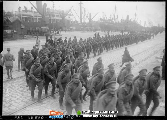 Русский Экспедиционный Корпус во Франции - 1916 год - прибытие