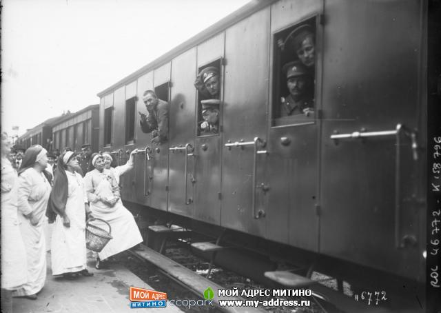 Русский Экспедиционный Корпус во Франции - 1916 год - погрузка в поезд