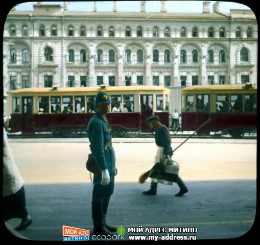 Моисеевская площадь, вид на будущую Манежную площадь