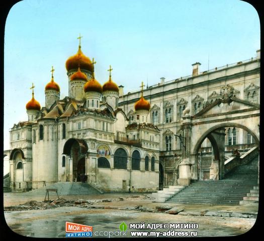 Благовещенский собор Кремля и Красное крыльцо