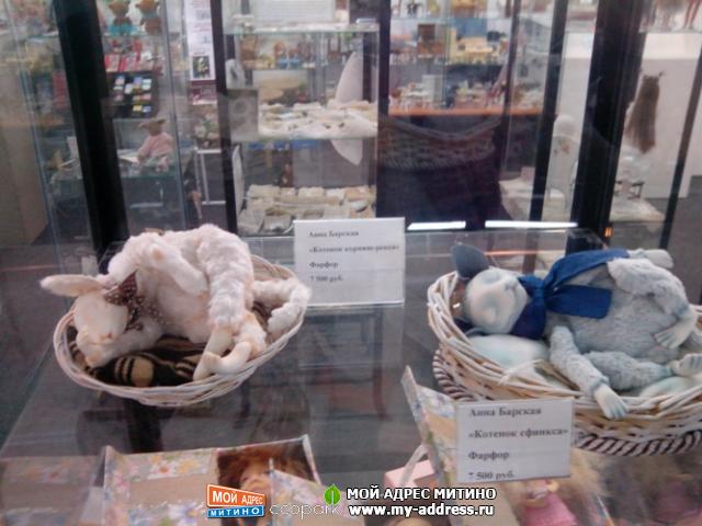 Авторские игрушки в галерее "Пространство кукол" в Ветошном