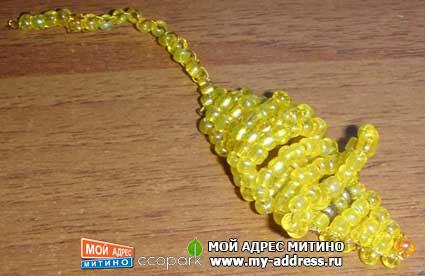Мышка из бисера
