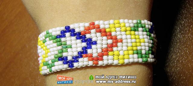 Мой браслет из бисера "Мечта" - авторская работа Кристины Шашковой