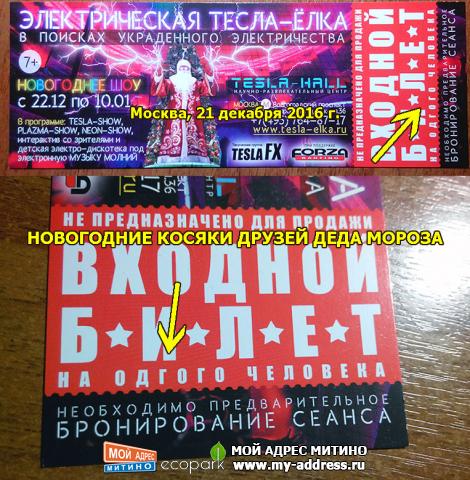 НОВОГОДНИЕ КОСЯКИ ДРУЗЕЙ ДЕДА МОРОЗА - Москва, 21 декабря 2016 г.