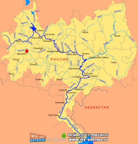 Бассейн реки Волги