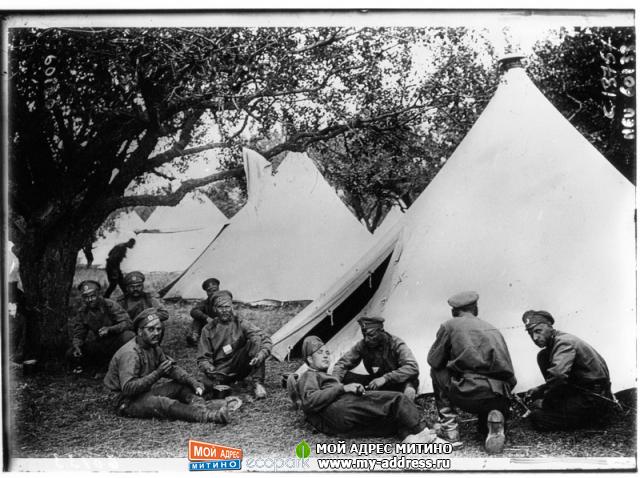 Русский Экспедиционный Корпус во Франции - 1916 год - лагерь
