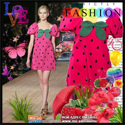 Moschino Strawberry dress